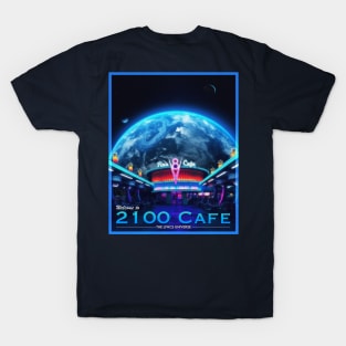 POSTCARD: 2100 CAFE. T-Shirt